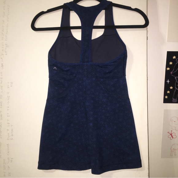 * NWOT Lululemon Size 6 / XS yoga matching set blue navy black gold white - Picture 2 of 14